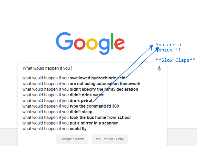 predictive search for humanity